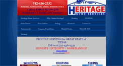 Desktop Screenshot of heritage-homeservices.com