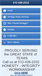 Mobile Screenshot of heritage-homeservices.com